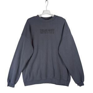 Authentic Taylor Swift The Eras Tour Gray Crewneck Official Merch Women’s Size S